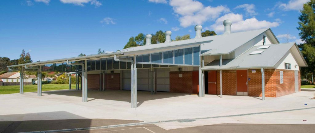 Chester Hill North Public School, Hall exterior