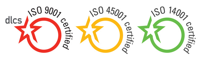 ISO Accreditation Icons – ISO 9001, ISO 45001, ISO 14001