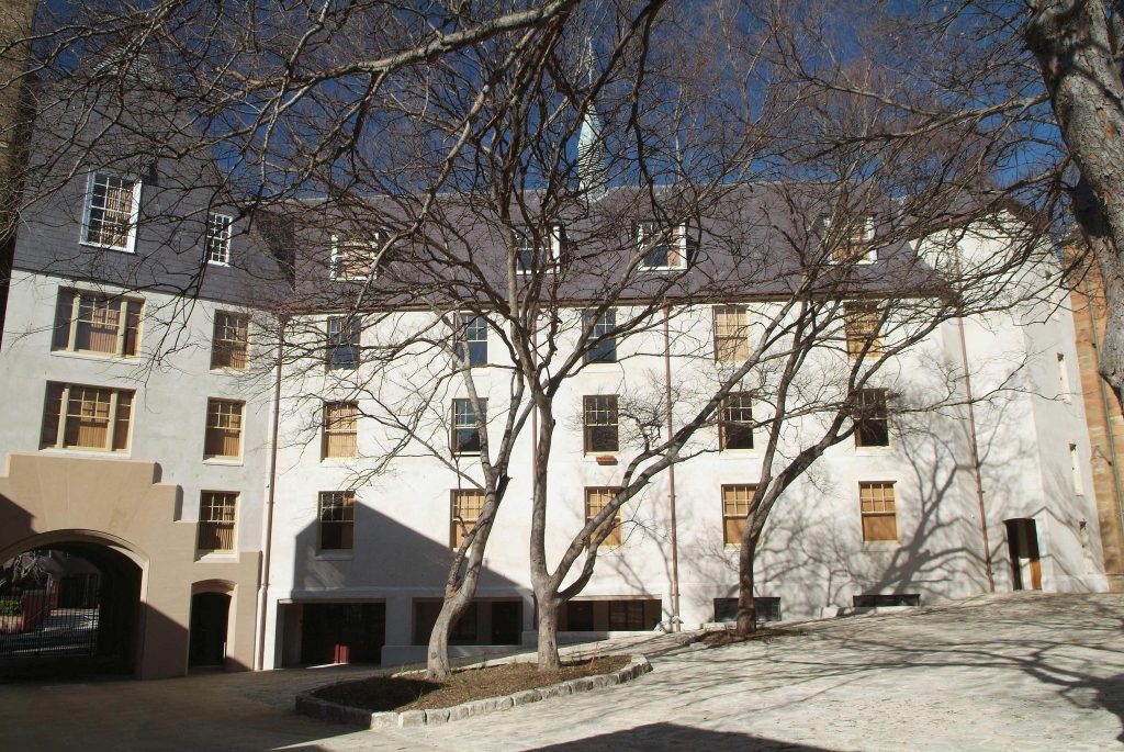 St Andrews College Sydney University Exterior with stone cladding